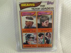 1982 Topps Walter Payton Bears Team...