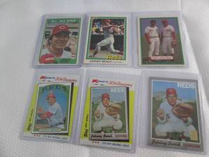 Topps & Donruss Johnny Bench Cards...