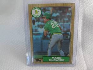1987 Topps Mark McGwire Card...