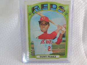 1972 Topps Tony Perez Card...