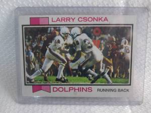 1973 Topps Larry Csonka Card...