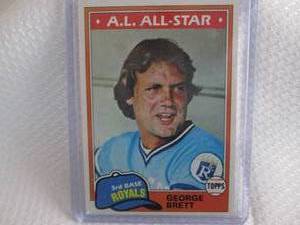 1981 Topps George Brett Card...