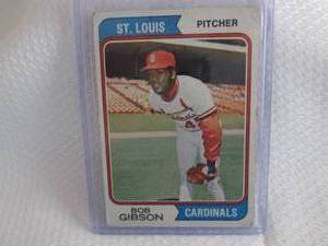 1973 Topps Bob Gibson Card...