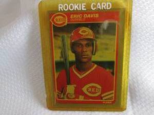 1985 Fleer Eric Davis Rookie Card...