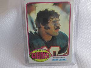 1976 Topps Larry Csonka Pro Action ...
