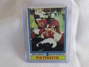 1974 Topps Jim Plunkett Card...