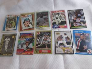 Assorted Reggie Jackson Cards...