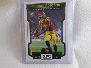 2023 Score Jordan Addison Rookie Ca...