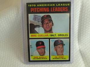 1971 Topps Jim Perry , Cuellar & Mc...