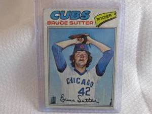 1977 Topps Bruce Sutter Rookie Card...