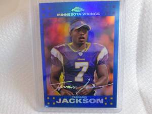 2007 Topps Chrome Tarvaris Jackson ...
