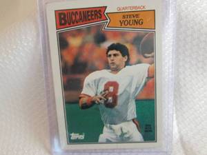 1987 Topps Steve Young Card...