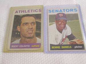 1964 Topps Bennie Daniels & Rocky C...
