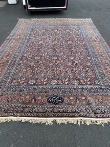 ENORMOUS TOP NOTCH Vintage Signed Muhammad Tabriz Hand Knotted Rug