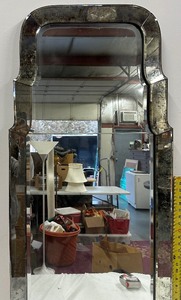 LARGE Vintage Beveled Edge Mirror