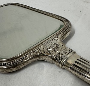 Sterling Silver Handheld Mirror