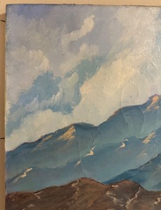 INCREDIBLE Vintage Southwestern Motif Oil On Canvas