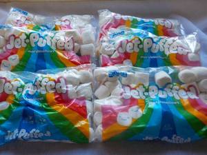 lot 71 image: 6 x 12 oz Bags Jet Puffed Marshmallows past best date but still soft Best by 1013202