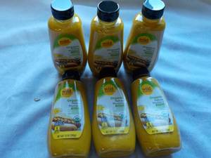 lot 75 image: 6 x 12 oz Bottles Wild Harvest Organic Yellow Mustard past best date