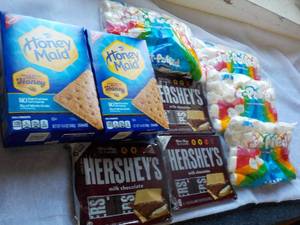 lot 91 image: Smores Kit- past best date...