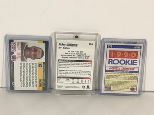 lot 30 image: Lot of 3 Football Cards