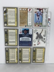 lot 42 image: Lot of 9 Baseball Cards - Gaylord Perry - Reggie Jackson - Pete Rose - Mike Schmidt & More