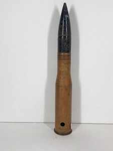 lot 67 image: Vintage 1942 WWII 37mm Practice Ant-Tank Round
