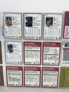 lot 99 image: Lot of 27 Baseball Cards