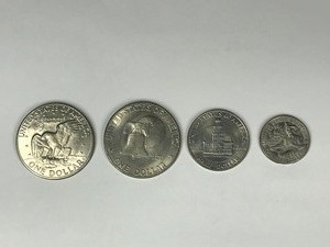 lot 124 image: Lot of Coins - Inventory Listed in Description