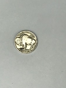 lot 126 image: 1916 Buffalo Head Nickel - Does Have a Hole Drilled Thru the Coin