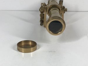 lot 136 image: Vintage Brass Telescope  Surveying Tool