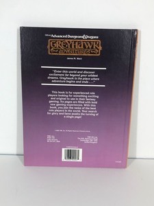 lot 155 image: 1988 TSR Advanced Dungeons & Dragons Grey Hawk Adventures - 2nd Edition - 2023