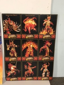 lot 172 image: 3 - D&D Dragon Magazines & 9 Uncut Wrath Unleashed Light Chaos Cards from 2003
