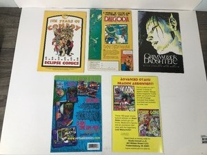 lot 372 image: 5 - Collectible Comic Books - Virtual Comics - Iron Cat - Fantagraphics Books - Eclipse Comics  - List of Comics is Listed in Description