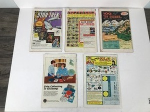 lot 390 image: 5 - Collectible Comic Books - Whitman & Gold Key  - Listed in the Description is a List of the Comic Books
