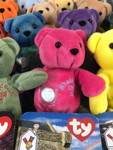 lot 430 image: TY Beanie Baby Bears Including Princess Of Wales Diana Bear - State Quarter Bears & More
