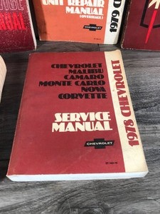 lot 436 image: Vintage Vehicle Service Manuals