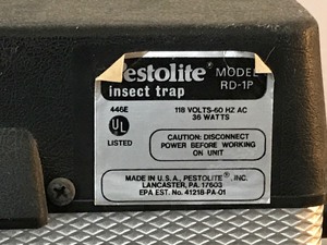 lot 458 image: Pestolite Insect Trap Model RD-1P