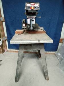 lot 9 image: Craftsman radial arm saw