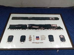lot 308 image: Union Pacific Big Boy railroad print