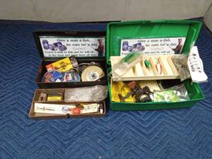 lot 254 image: 2 Tackle boxes full