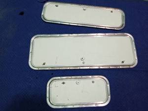 lot 233 image: 3 Camper compartment doors with keys