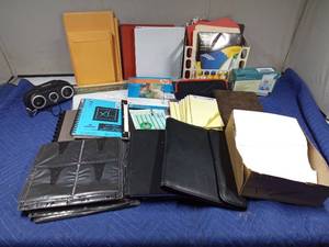 lot 226 image: Computer Speaker, Envelopes, binders, notepads and more