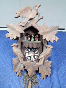 lot 207 image: Swiss musical movement clock