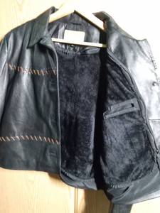 lot 290C image: Blecker Street Leather Jacket with Zip Out Liner Size 2XL