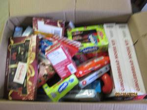 lot 8 image: box of candy and more in date...