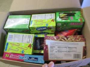lot 17 image: box of candy and more in date...