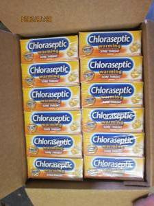 lot 24 image: case of 6 packs of 6 cloraseptic warming best buy date of may 2022