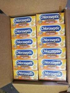 lot 25 image: case of 6 packs of 6 cloraseptic warming best buy date of may 2022