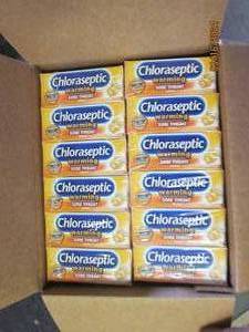 lot 26 image: case of 6 packs of 6 cloraseptic warming best buy date of may 2022